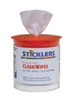 Fiber Optic Clean Wipes